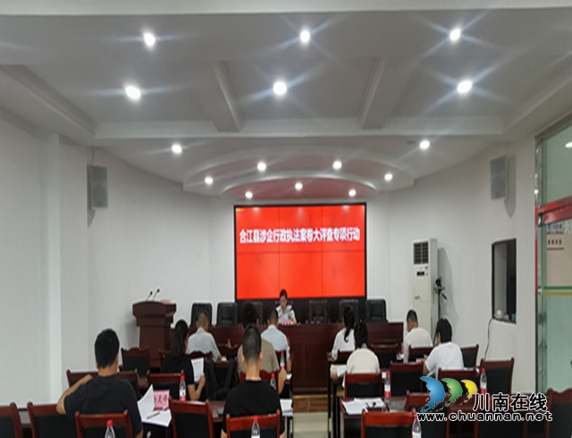 合江县司法局：案卷评查促提升 执法监督显效能