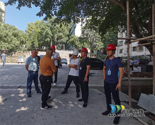 龙马潭区小市街道联合区住建局、区应急局开展建筑施工领域专项安全执法检查