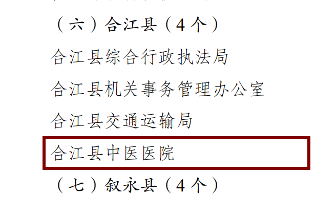合江县中医医院获评“2023年泸州市生活垃圾分类优秀单位”