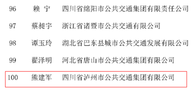 喜报! 泸州公交集团熊建军获全国“最美公交司机”荣誉(图2) 熊2.png