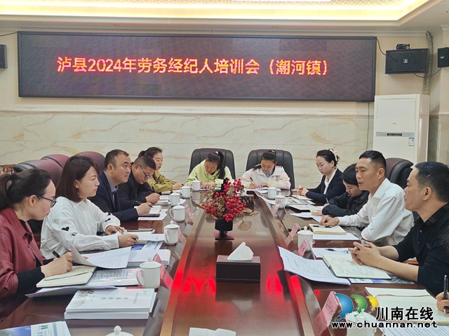 培育专业“就业红娘”，助力供需“双向奔赴“丨泸县组织2024年首场劳务经纪人培训