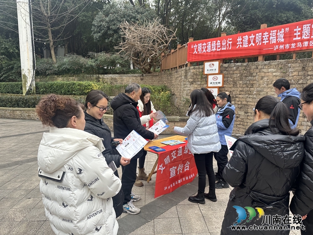 龙马潭：文明交通绘出城市文明风景线