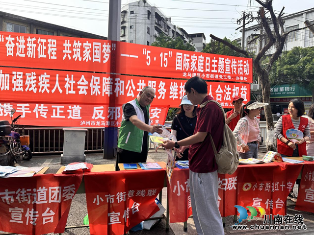 全国助残日 龙马潭区小市街道在行动