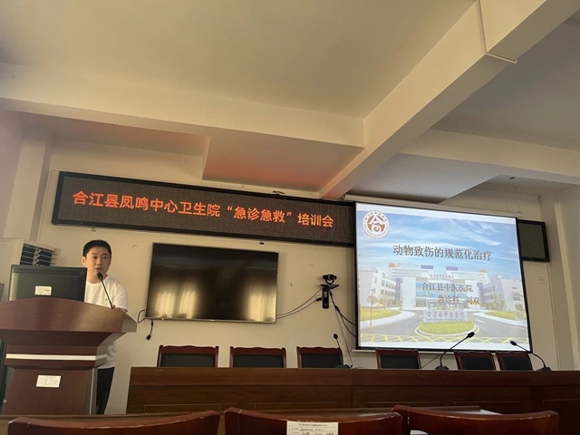 合江县中医医院急诊科到凤鸣分院开展急救知识培训