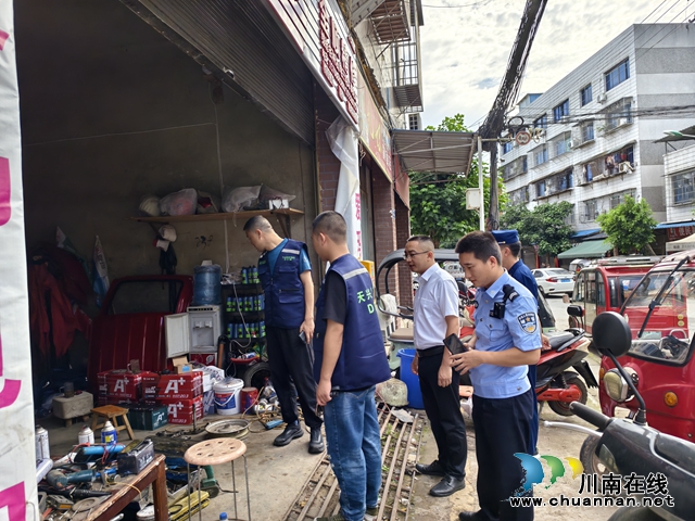 泸县天兴镇开展电动自行车销售（修理）点 安全检查行动