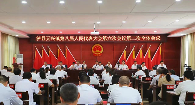 陈康同志当选镇长 ┃ 泸县天兴镇召开第八届人民代表大会第六次会议 