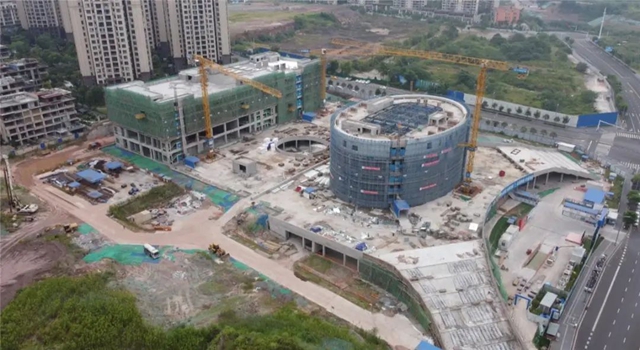 力争明年6月投用,泸州这个大型文化综合体修成这样了!(图1) 1.jpg