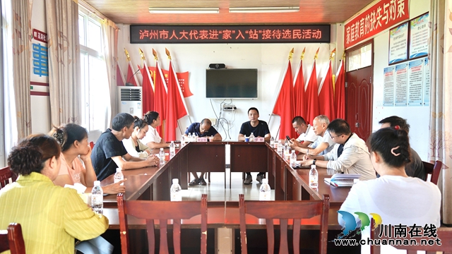 泸县百和镇：人大代表进“家”入“站”听民声