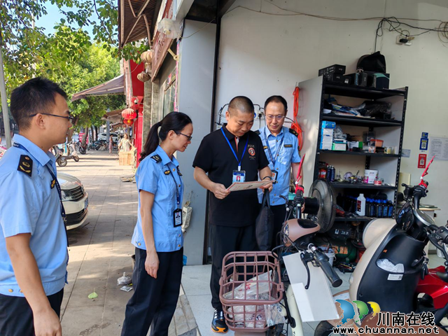 泸县市场监管局开展电动自行车安全隐患全链条整治专项检查