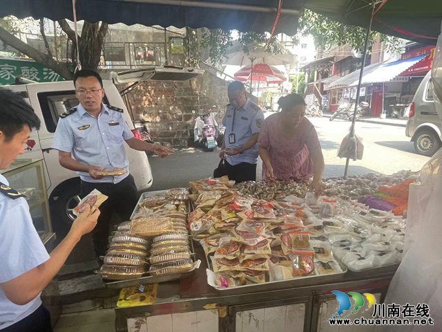 纳溪区：把好食品安全关，守护中秋团圆味