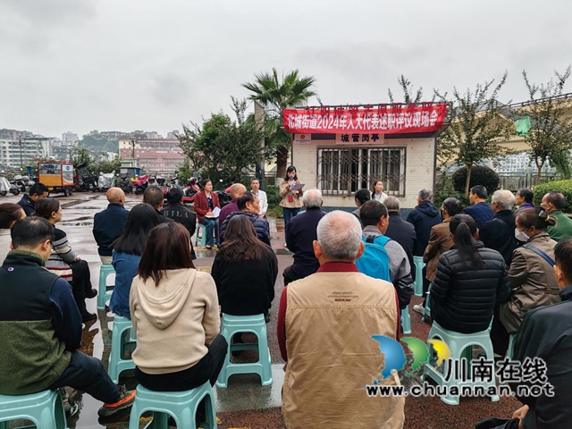 江阳区北城街道开展“115——代表在找我”述职评议会暨接待群众活动