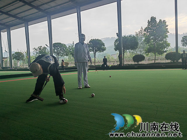 泸县第六届“福彩杯”和谐社区门球赛圆满收杆(图9) 门球比赛2(曾佐然摄).jpg