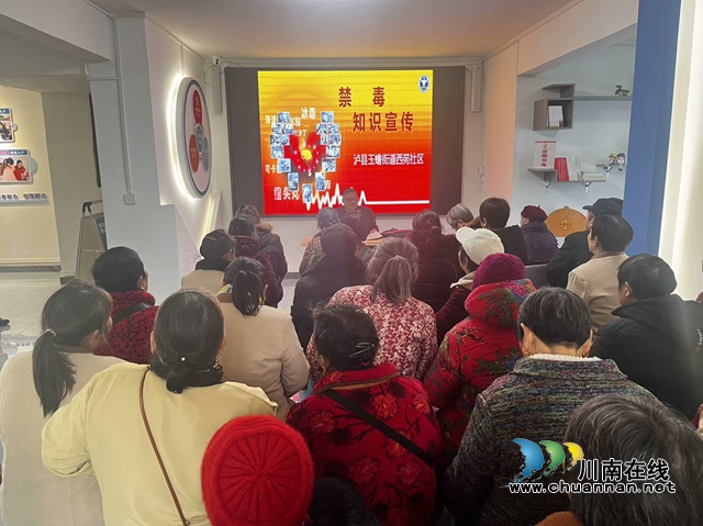 泸县玉蟾街道：构建无毒社区 禁毒宣传进社区