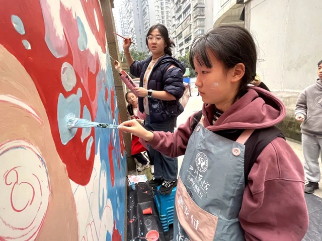 龙马潭这里的彩绘墙“亮”了,快来打卡!(图9) 9.jpg