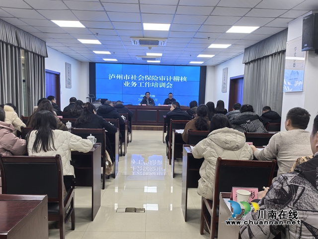 四川省社保局到合江县开展审计稽核业务工作培训