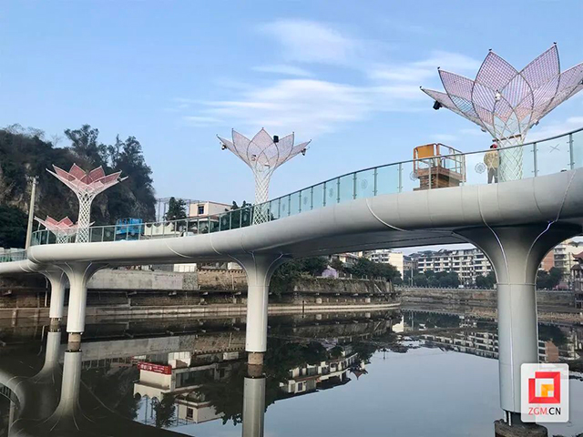 即将通行！自贡这里新增一座跨河人行桥
