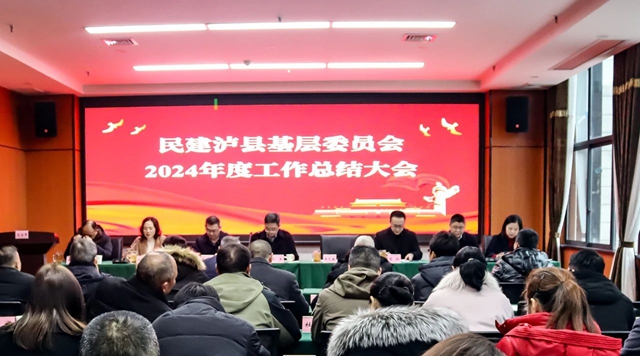 民建泸县基层委员会召开2024年年终总结会
