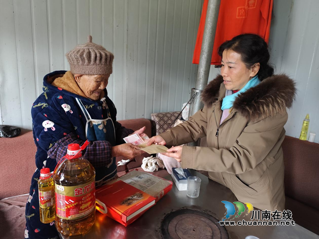 古蔺县老促会开展2025年春节慰问革命前辈家庭活动
