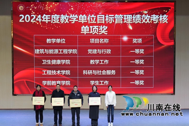奋楫扬帆砥砺向前 笃行不怠续写新篇｜四川三河职业学院召开2024年度工作总结暨表彰大会
