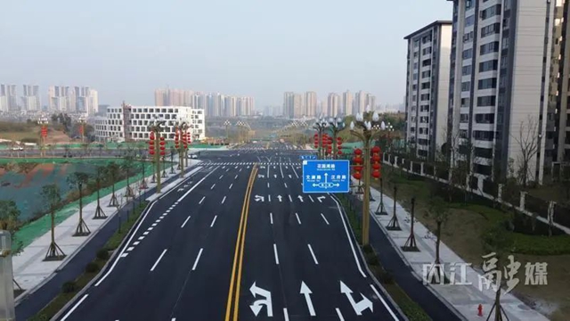 通“万达”、缓拥堵!内江城区10条新道今起通行,总长8公里(图4) 路4.jpg