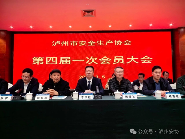 泸州市安全生产协会第四届一次会员大会圆满召开