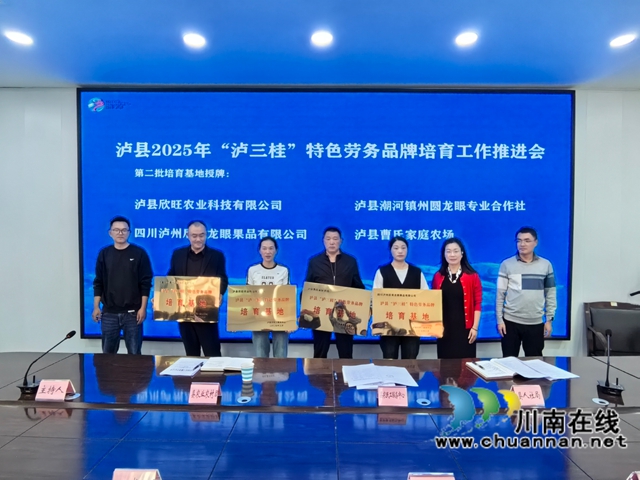 泸县:新增9家“泸三桂”特色劳务品牌培育基地,全力打造乡村振兴“金名片”(图2) 37d869767339f580857e89bd72f4f59.jpg