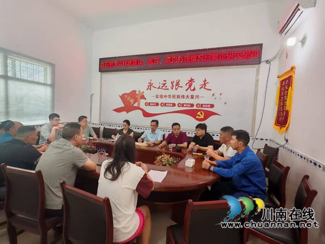 泸县立石镇：人大监督精准发力 点亮乡村“万家灯火”