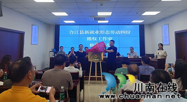 凝聚维权合力 护航新就业形态发展升级┃合江县新就业形态劳动纠纷维权工作室正式揭牌成立