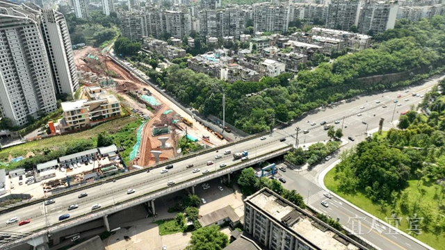 无需绕行！宜宾中坝桥南桥头新建改造5条匝道