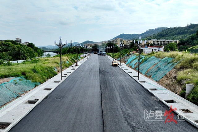 通车倒计时!泸泉路延伸段市政道路项目即将完工(图5) 路5.jpg
