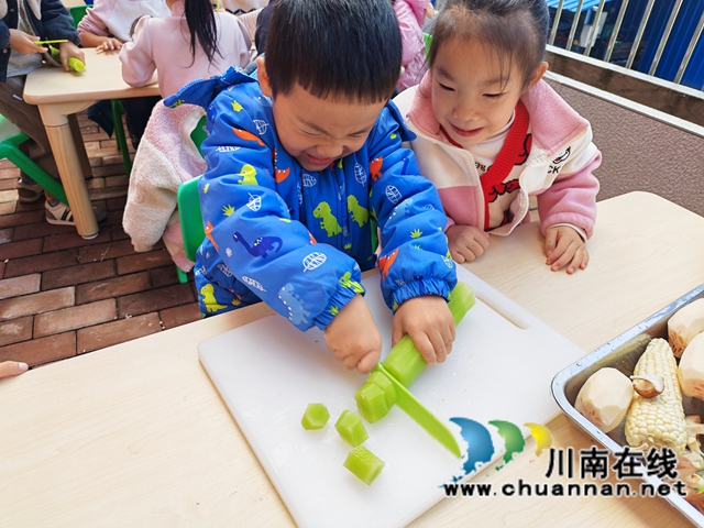 泸县百和镇：体验式教学 幼儿在“锅锅宴”里感受节气