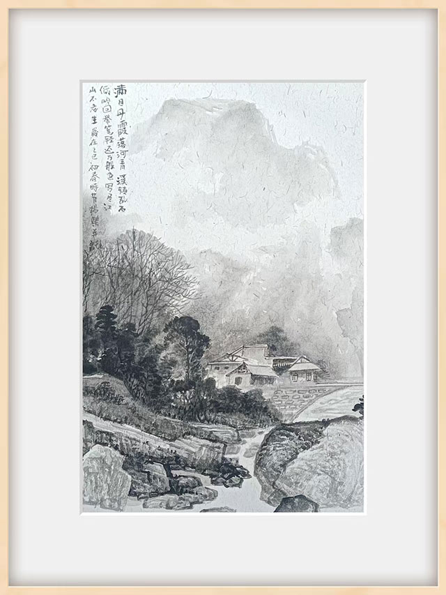 剑魂墨韵——评杨建军山水画中的生命气象与精神家园