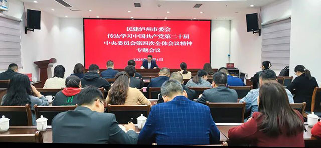 民建泸州市委会专题学习中共二十届四中全会精神