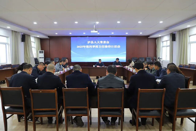 泸县人大常委会2025年第四季度主任接待日活动在天兴镇举行