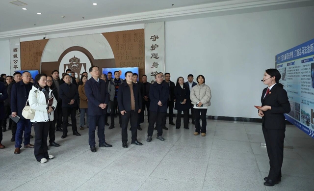龙马潭区委常委李平一行调研区法院优化法治化营商环境工作