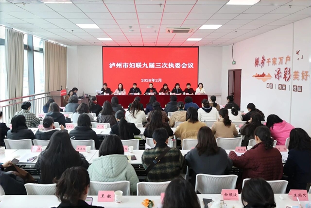 泸州市妇联召开九届三次执委会议