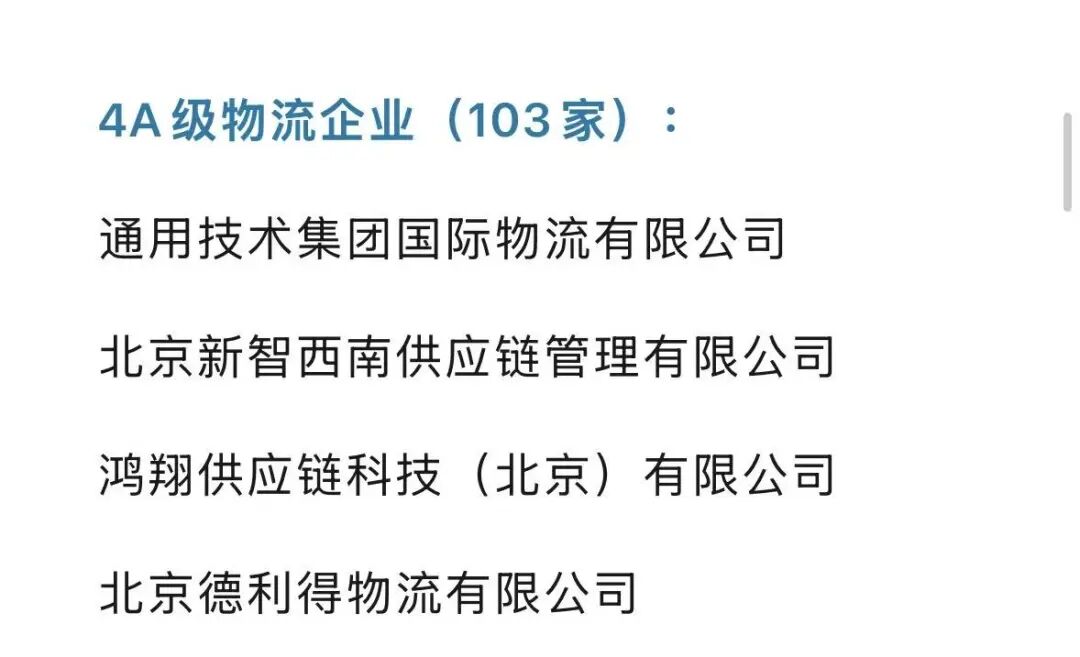 泸州交通物流集团荣获国家4A级物流企业认证