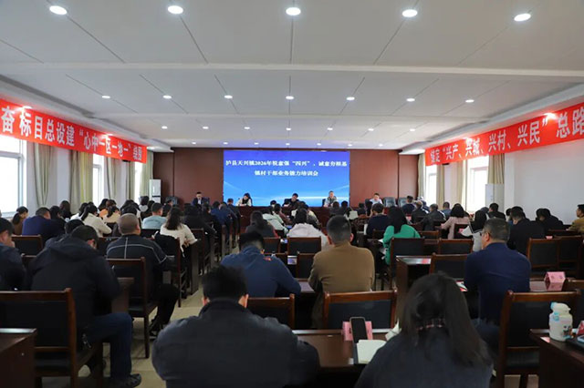 锐意强“四兴” 诚意夯根基┃泸县天兴镇组织开展镇村干部业务能力提升培训会