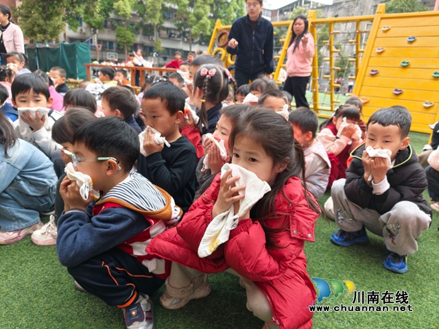 泸县惠济路幼儿园开展消防安全应急疏散演练活动