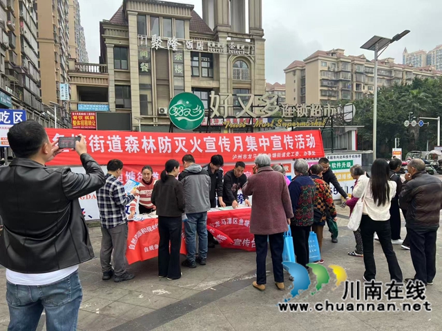 筑牢防火屏障 守护绿水青山｜龙马潭区鱼塘街道举办“330”森林防灭火集中宣传活动