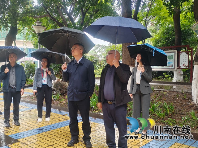 泸县副县长徐波到泸县建校开展调研
