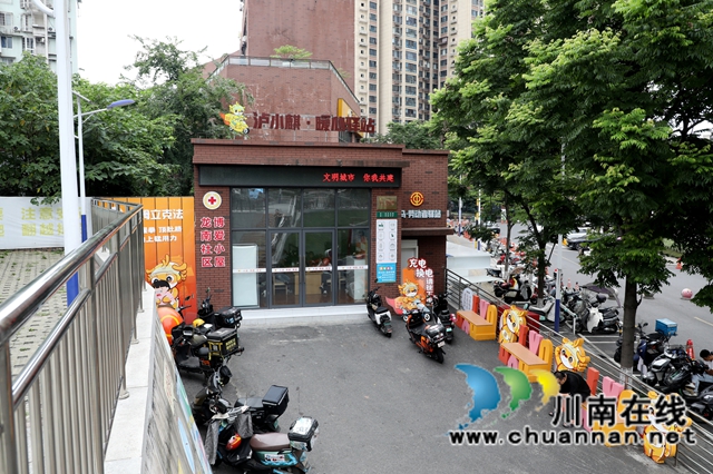 龙马潭：三千名骑手有了“落脚点”，城市治理有了“新力量”