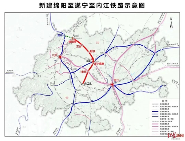 终至内江北站,这条铁路有新进展!(图2) 北2.jpg