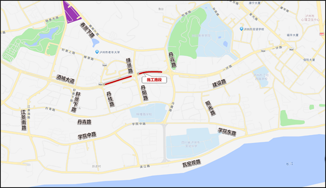 关于酒城大道占道施工期间道路实施交通管制的通告
