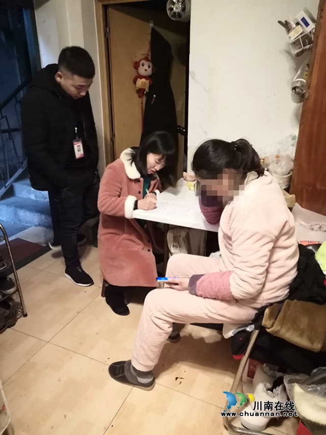 龙马潭区小市街道开展节前社区服刑人员集中走访活动