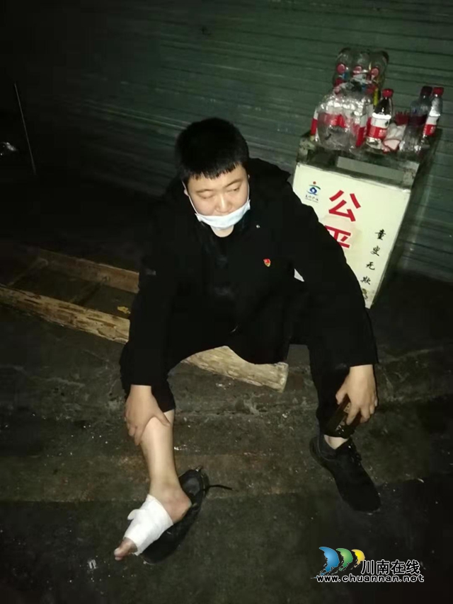 龙马潭区红星街道：轻伤不下疫线，永葆军人本色