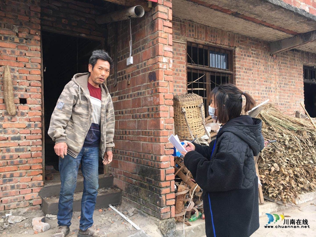 泸县海潮镇：户户到家、人人见面，扎实开展摸排工作