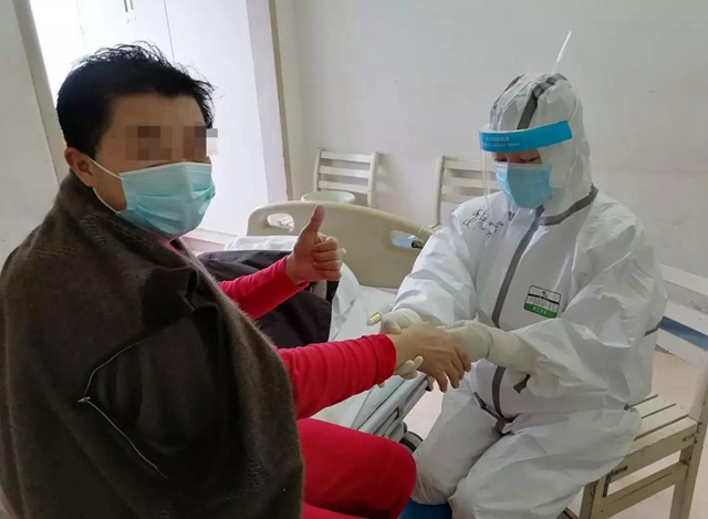 【西南医大中医院驰援武汉】隔离病房里，他们集体练起了“手部操”(图4)