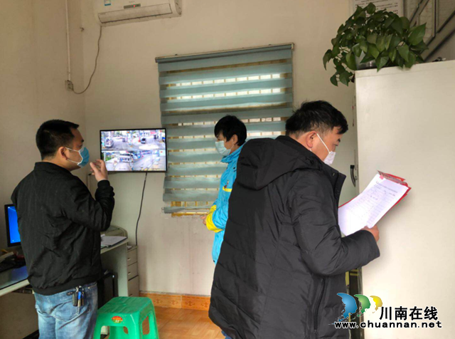 泸县立石镇检查疫情防控期间复工复产企业安全生产情况