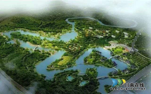 泸州长江生态湿地公园（一期）工程完工